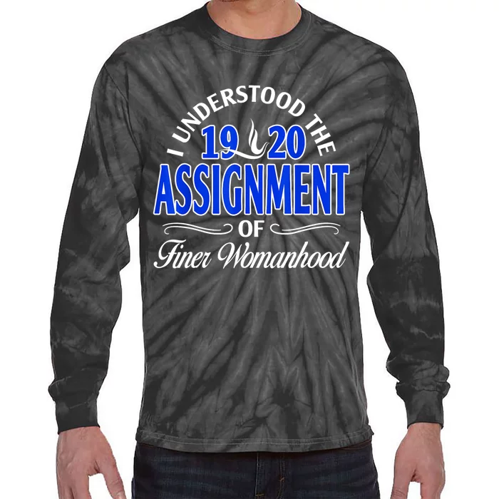 Zeta Phi Beta Sorority Sisterhood Tie-Dye Long Sleeve Shirt