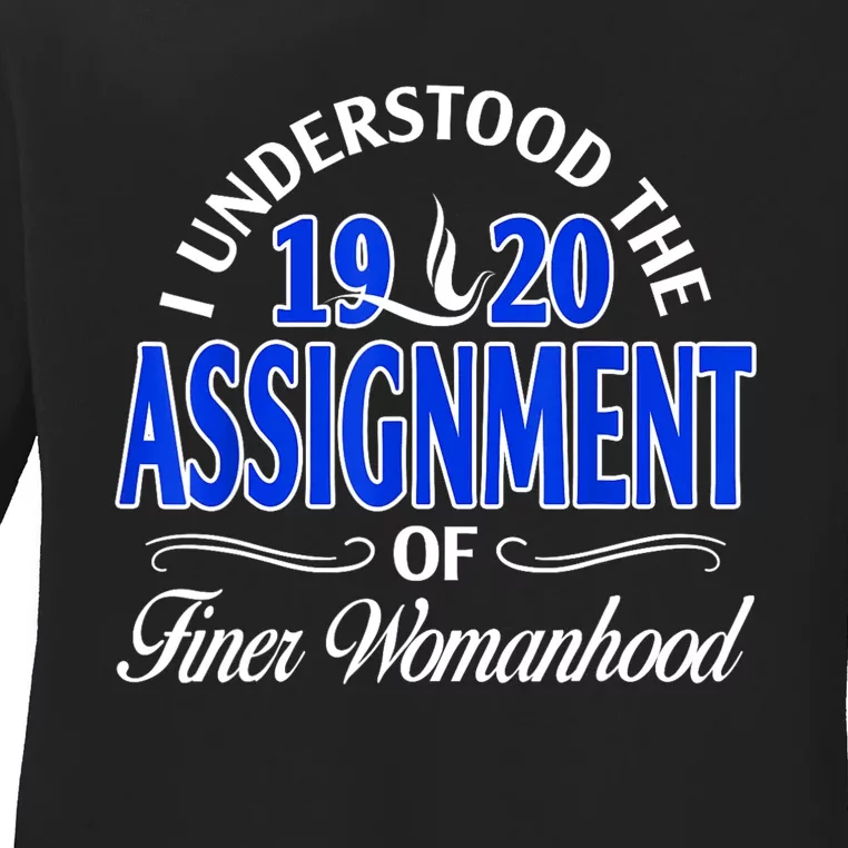 Zeta Phi Beta Sorority Sisterhood Ladies Long Sleeve Shirt