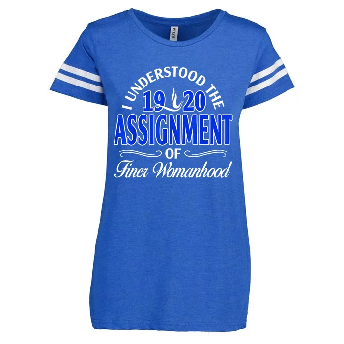 Zeta Phi Beta Sorority Sisterhood Enza Ladies Jersey Football T-Shirt