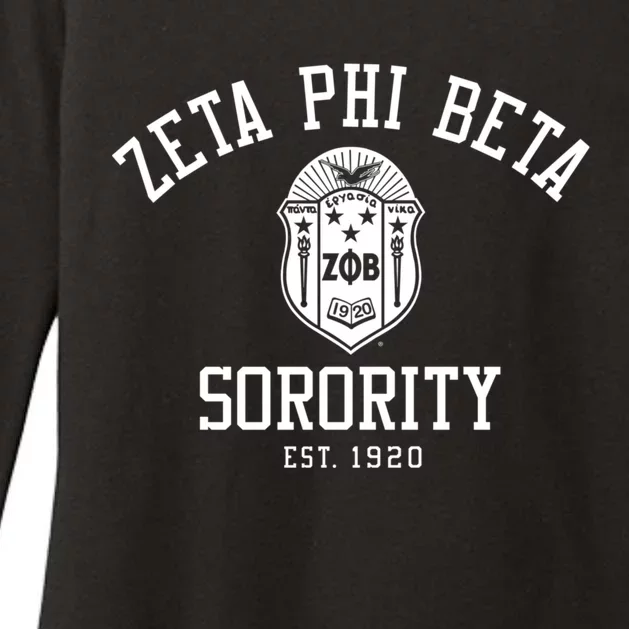 Zeta Phi Beta Sorority Sisterhood Womens CVC Long Sleeve Shirt