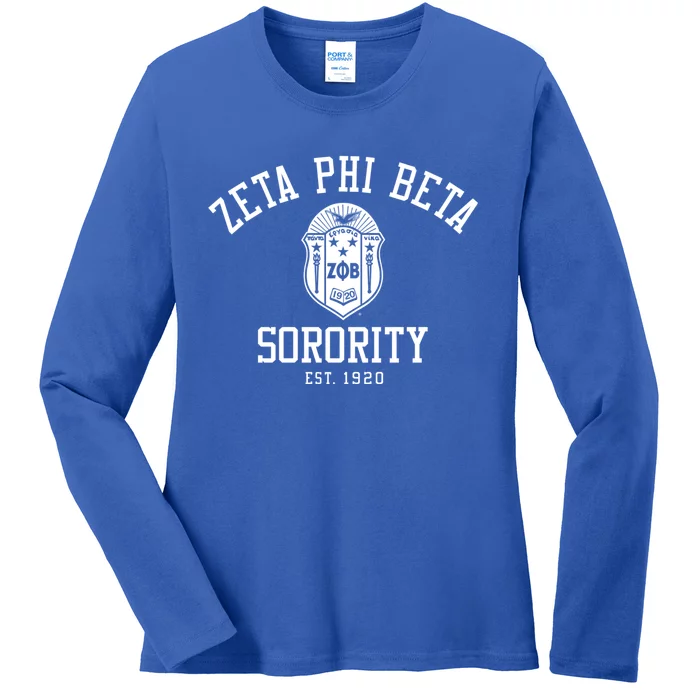 Zeta Phi Beta Sorority Sisterhood Ladies Long Sleeve Shirt