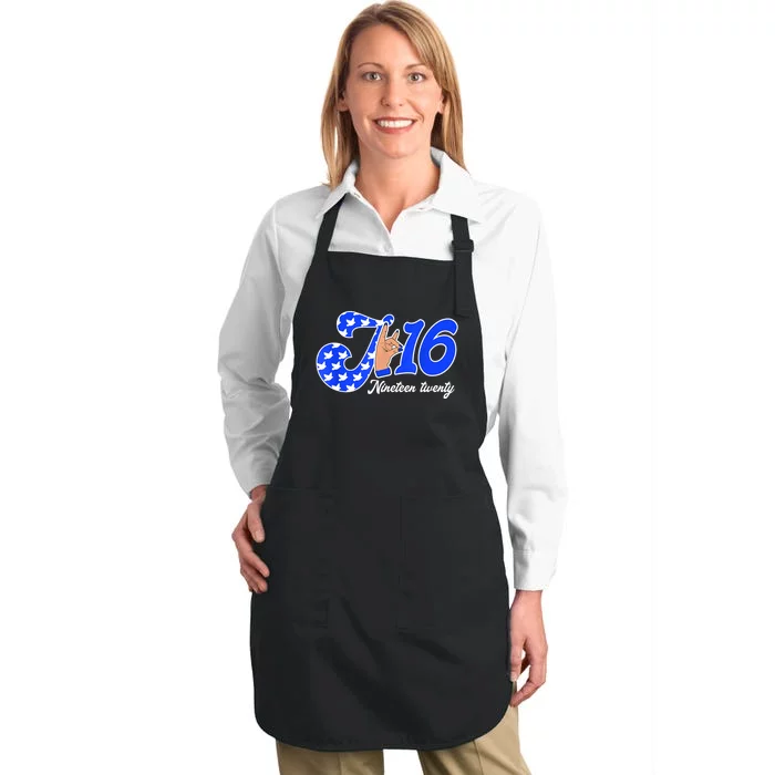 Zeta Phi Beta Sorority Zeta January 16 Founders Day Full-Length Apron With Pocket