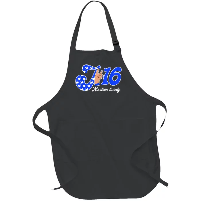 Zeta Phi Beta Sorority Zeta January 16 Founders Day Full-Length Apron With Pocket