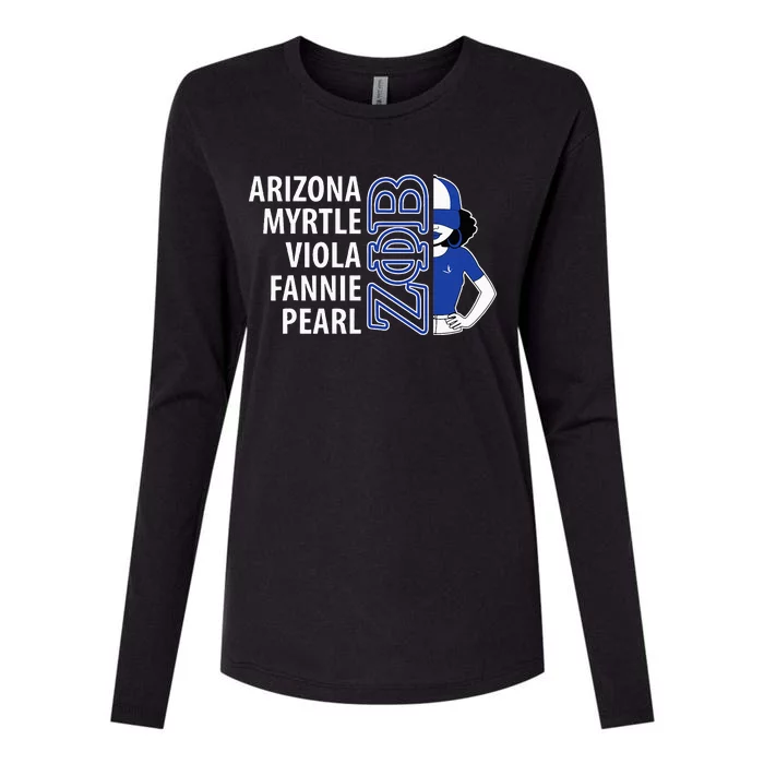 Zeta Phi Beta Sorority Est.1920 Sisterhood 2308029 Womens Cotton Relaxed Long Sleeve T-Shirt