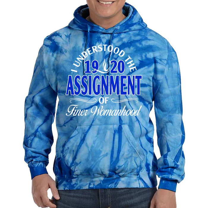 Zeta Phi Beta Sorority Sisterhood Tie Dye Hoodie