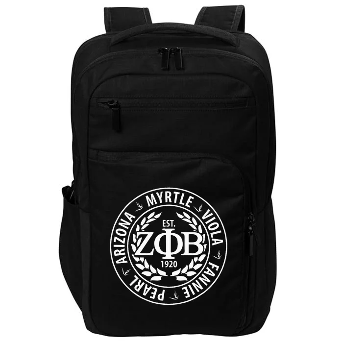 Zeta Phi Beta Sorority Est.1920 Sisterhood 2308036 Impact Tech Backpack