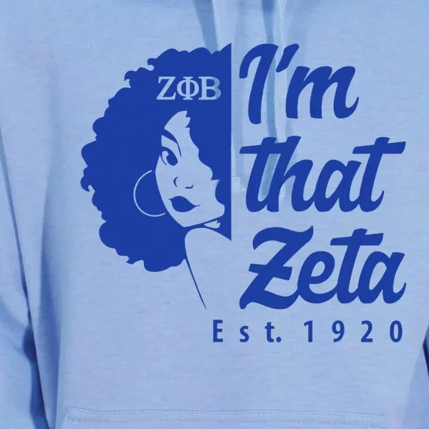 Zeta Phi Beta Sorority Paraphernalia Im That Zeta 1920 Unisex Surf Hoodie