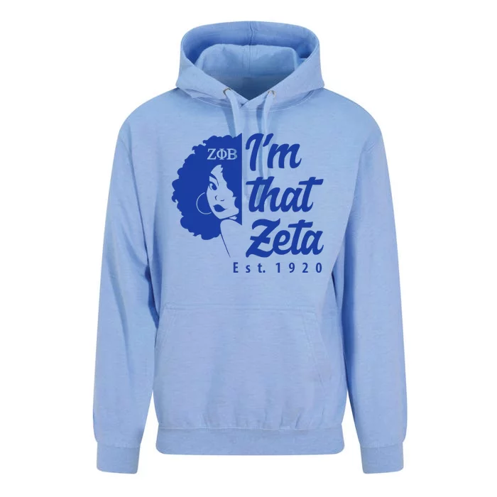 Zeta Phi Beta Sorority Paraphernalia Im That Zeta 1920 Unisex Surf Hoodie