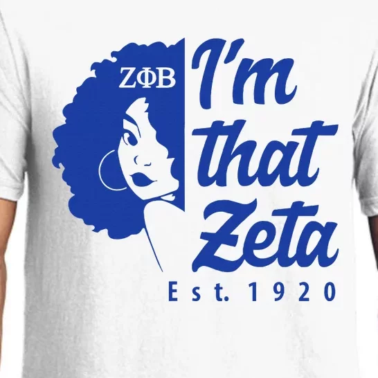 Zeta Phi Beta Sorority Paraphernalia Im That Zeta 1920 Pajama Set