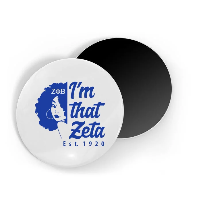 Zeta Phi Beta Sorority Paraphernalia Im That Zeta 1920 Magnet