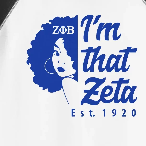 Zeta Phi Beta Sorority Paraphernalia Im That Zeta 1920 Toddler Fine Jersey T-Shirt