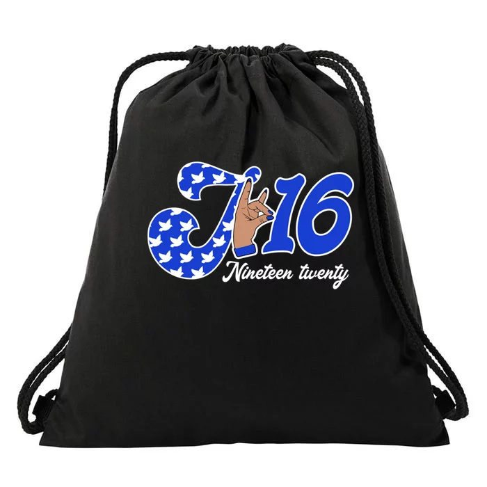 Zeta Phi Beta Sorority Zeta January 16 Founders Day Drawstring Bag