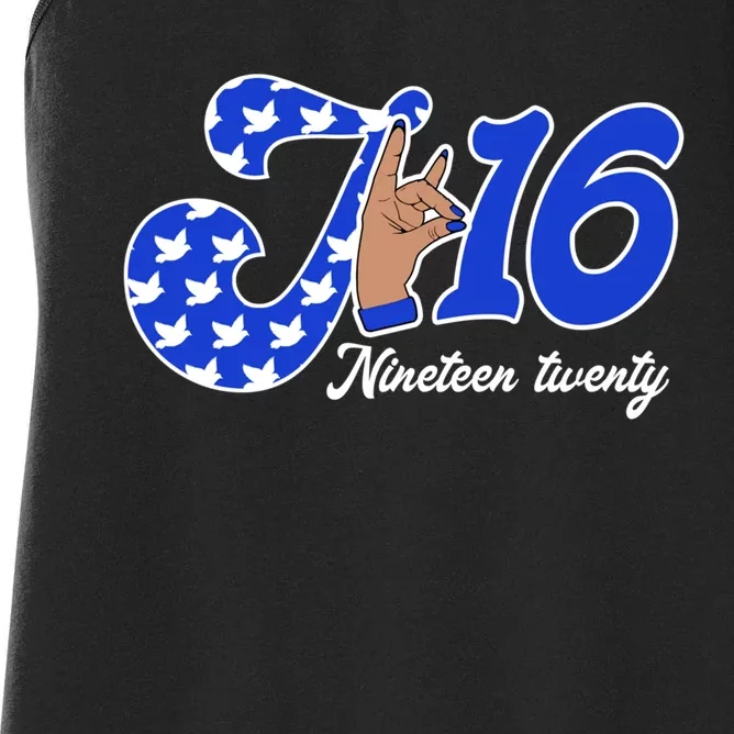 Zeta Phi Beta Sorority Zeta January 16 Founders Day Women's Racerback Tank