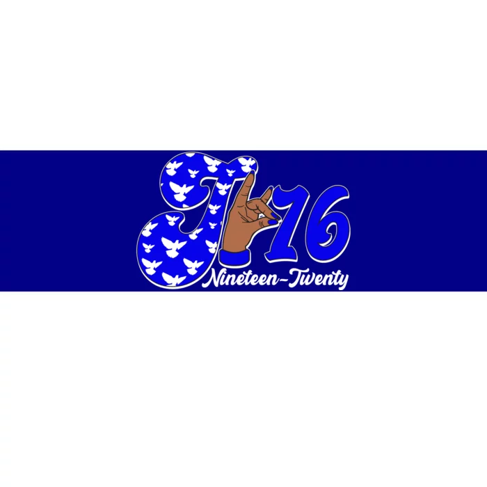 Zeta Phi Beta Sorority January 16 Nineteen Twenty 1920 Bumper Sticker