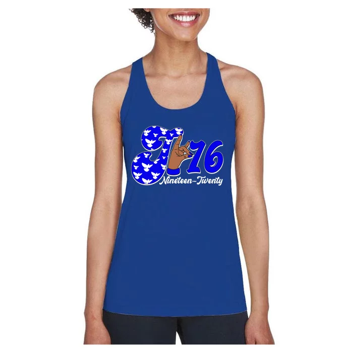 Zeta Phi Beta Sorority January 16 Nineteen Twenty 1920 Women's Racerback Tank