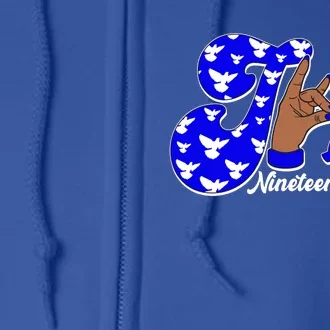 Zeta Phi Beta Sorority January 16 Nineteen Twenty 1920 Full Zip Hoodie