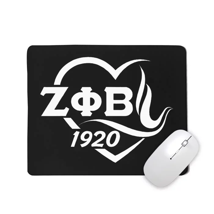 Zeta Phi Beta Sorority Paraphernalia Love Zeta Est 1920 Mousepad