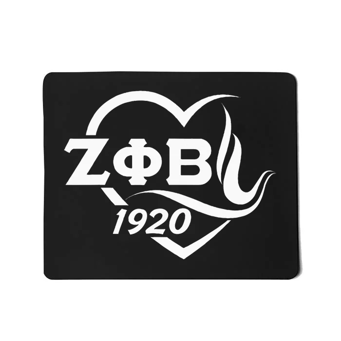 Zeta Phi Beta Sorority Paraphernalia Love Zeta Est 1920 Mousepad