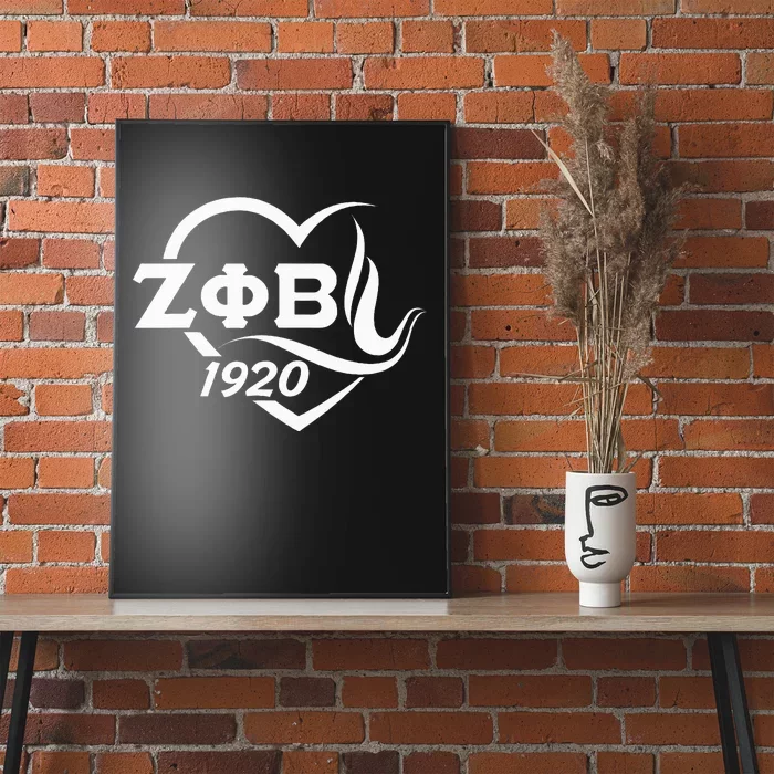 Zeta Phi Beta Sorority Paraphernalia Love Zeta Est 1920 Poster