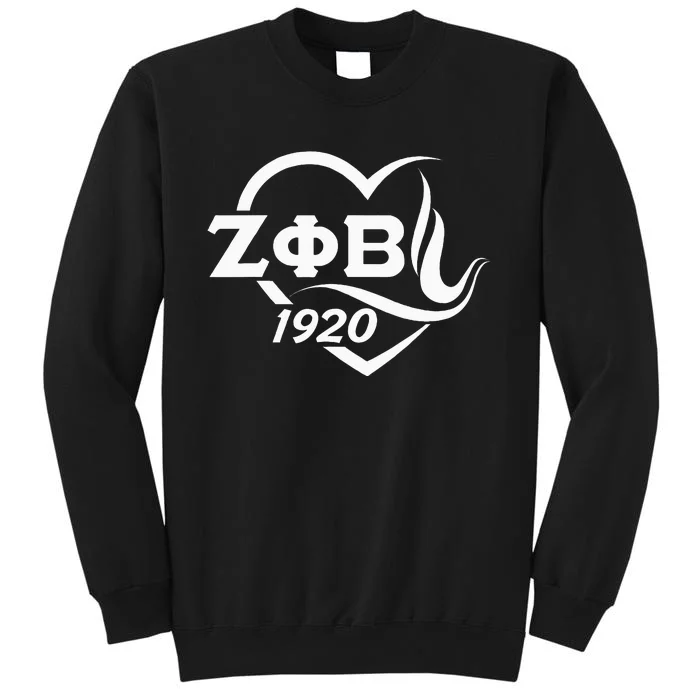 Zeta Phi Beta Sorority Paraphernalia Love Zeta Est 1920 Tall Sweatshirt