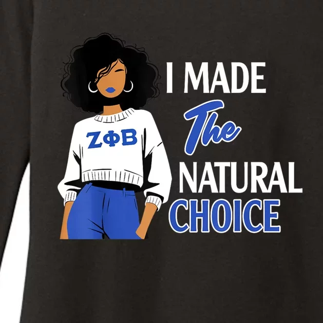 Zeta Phi Beta Sorority Sisterhood Womens CVC Long Sleeve Shirt