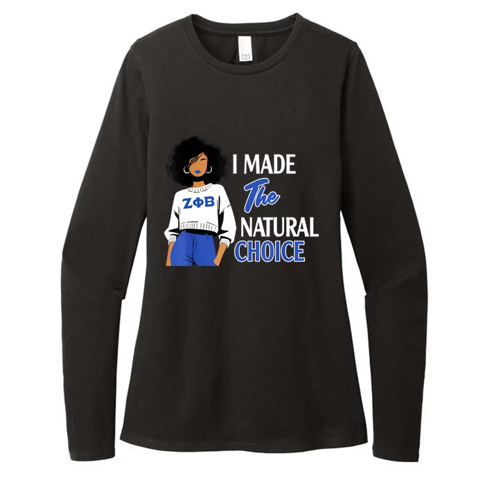 Zeta Phi Beta Sorority Sisterhood Womens CVC Long Sleeve Shirt