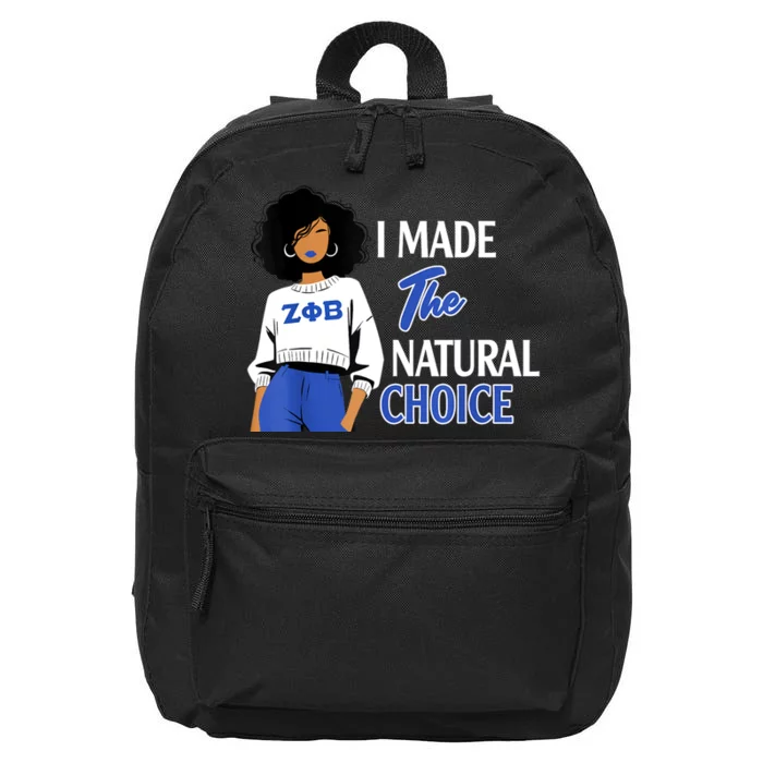 Zeta Phi Beta Sorority Sisterhood 16 in Basic Backpack