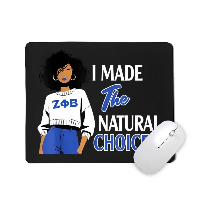 Zeta Phi Beta Sorority Sisterhood Mousepad