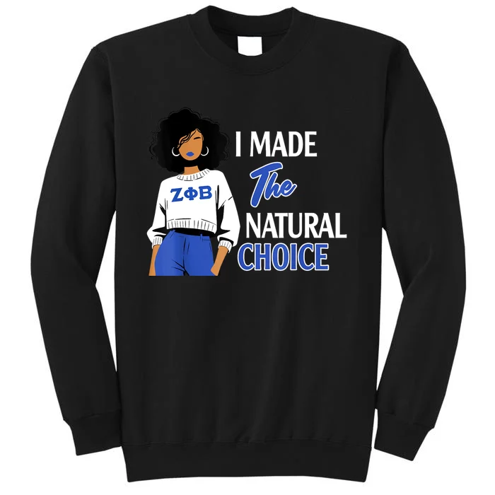 Zeta Phi Beta Sorority Sisterhood Tall Sweatshirt