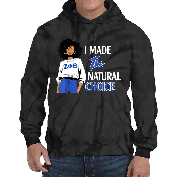 Zeta Phi Beta Sorority Sisterhood Tie Dye Hoodie