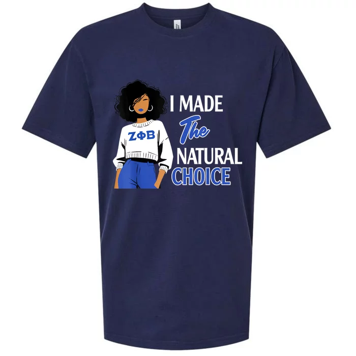 Zeta Phi Beta Sorority Sisterhood Sueded Cloud Jersey T-Shirt