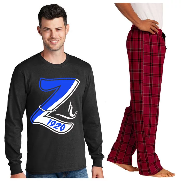 Zeta Phi Beta Sorority Sisterhood Long Sleeve Pajama Set