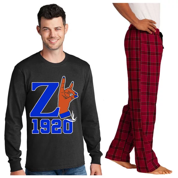 Zeta Phi Beta Sorority Sisterhood Long Sleeve Pajama Set