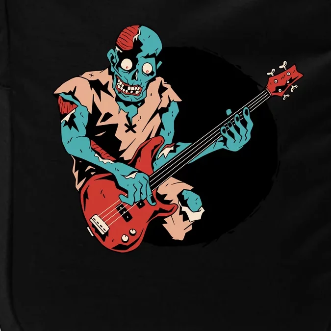 Zombie Playing Bass Impact Tech Backpack