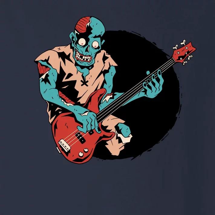 Zombie Playing Bass Toddler Long Sleeve Shirt