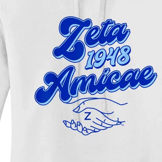 Zeta Phi Beta Sorority Paraphernalia Zeta Amicae Since 1948 Women's Pullover Hoodie