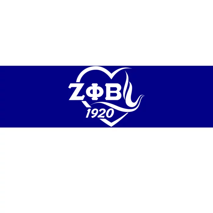 Zeta Phi Beta Sorority Sisterhood Bumper Sticker