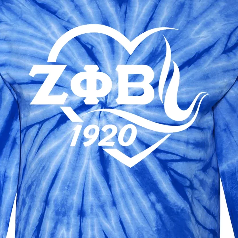 Zeta Phi Beta Sorority Sisterhood Tie-Dye Long Sleeve Shirt