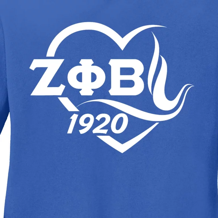 Zeta Phi Beta Sorority Sisterhood Ladies Long Sleeve Shirt