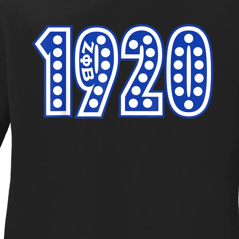 Zeta Phi Beta Sorority Sisterhood Ladies Long Sleeve Shirt