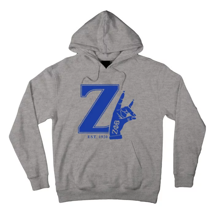 Zeta Phi Beta Sorority Est.1920 Sisterhood Tall Hoodie