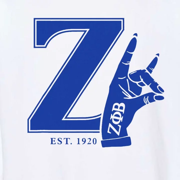 Zeta Phi Beta Sorority Est.1920 Sisterhood Garment-Dyed Sweatshirt