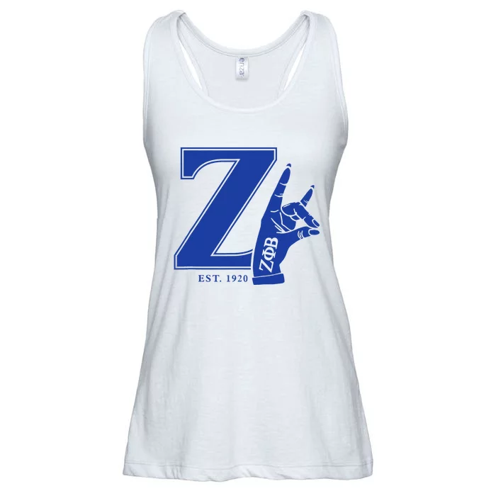 Zeta Phi Beta Sorority Est.1920 Sisterhood Ladies Essential Flowy Tank