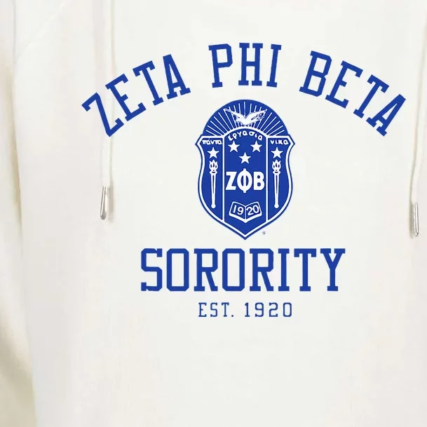 Zeta Phi Beta Sorority Est.1920 Sisterhood Womens Funnel Neck Pullover Hood