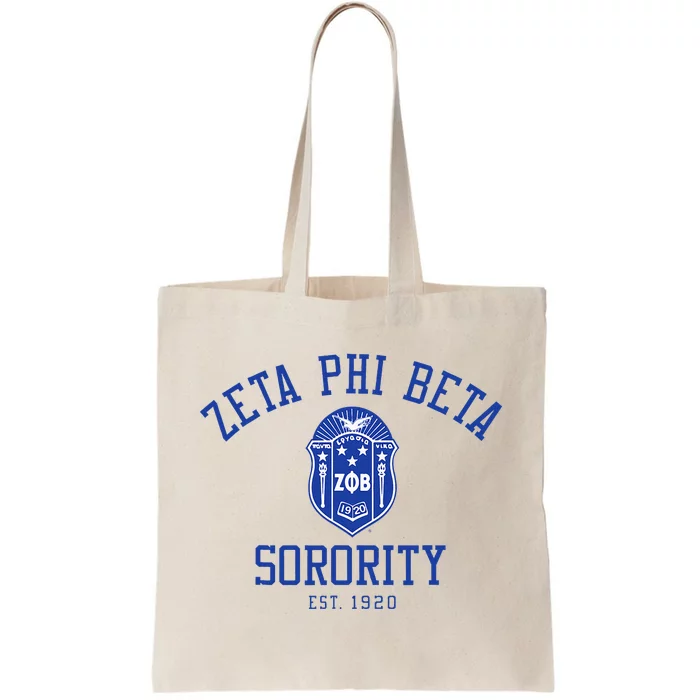 Zeta Phi Beta Sorority Est.1920 Sisterhood Tote Bag