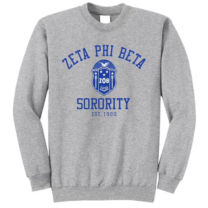 Zeta Phi Beta Sorority Est.1920 Sisterhood Tall Sweatshirt