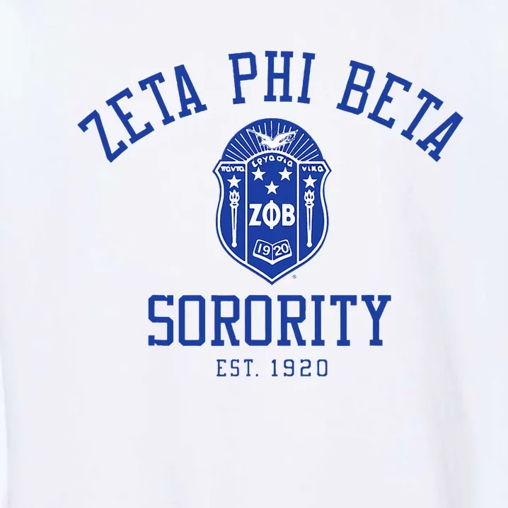 Zeta Phi Beta Sorority Est.1920 Sisterhood Garment-Dyed Sweatshirt