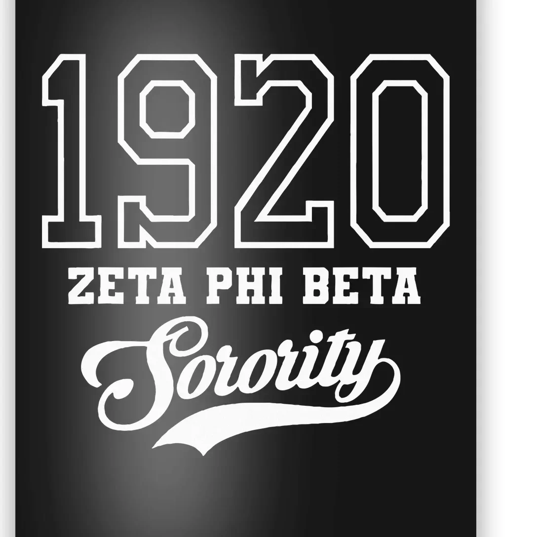 Zeta Phi Beta Sorority Est.1920 Sisterhood Poster