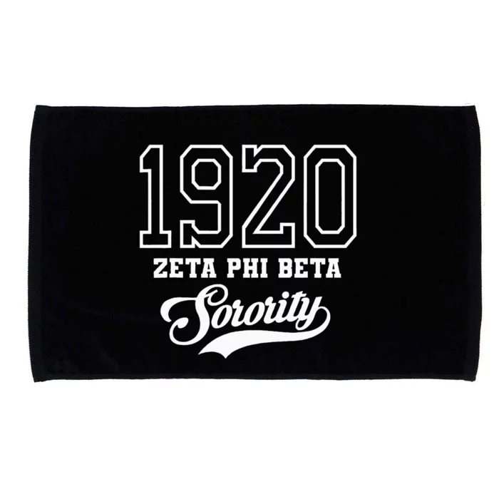 Zeta Phi Beta Sorority Est.1920 Sisterhood Microfiber Hand Towel