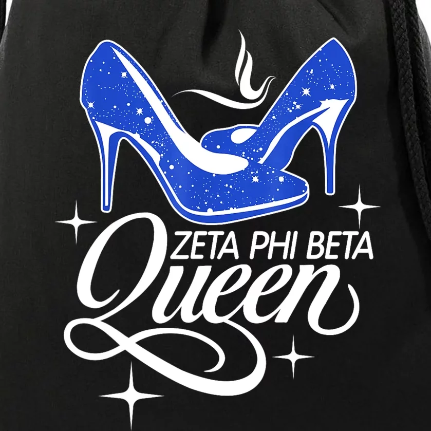 Zeta Phi Beta Sorority Sisterhood Drawstring Bag